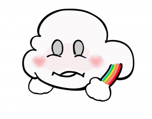 Cloudy Valentine’s Cards